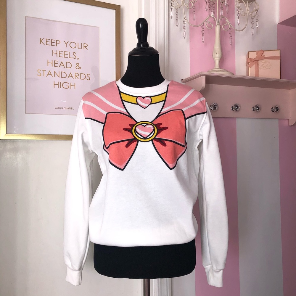 Sailor Moon Chibiusa Pink Pullover Sweater